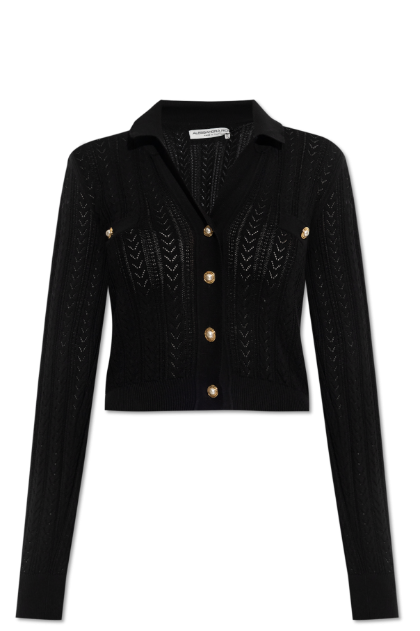 Cardigan with decorative knit od Alessandra Rich