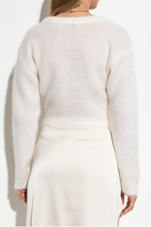 Alessandra Rich Cárdigan con motivos florales