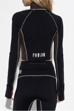 Fendi Top treningowy ze stójką