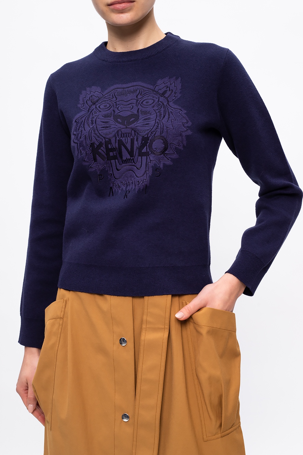 tiger head sweater