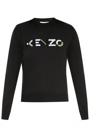 Wool sweater with logo od Kenzo