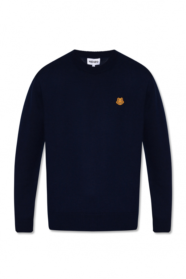 Kenzo Wool collarless sweater