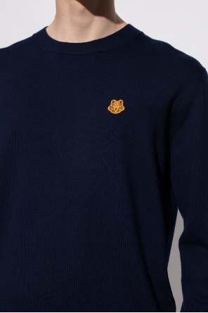 Kenzo Wool collarless sweater