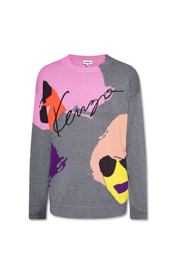 Kenzo sweater collab with ‘KENZO Tribute’ motif