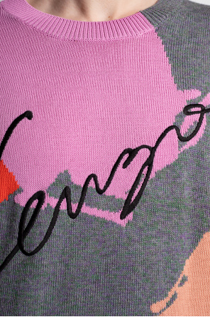 Kenzo sweater collab with ‘KENZO Tribute’ motif