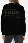 Kenzo BLACK Cardigan with logo