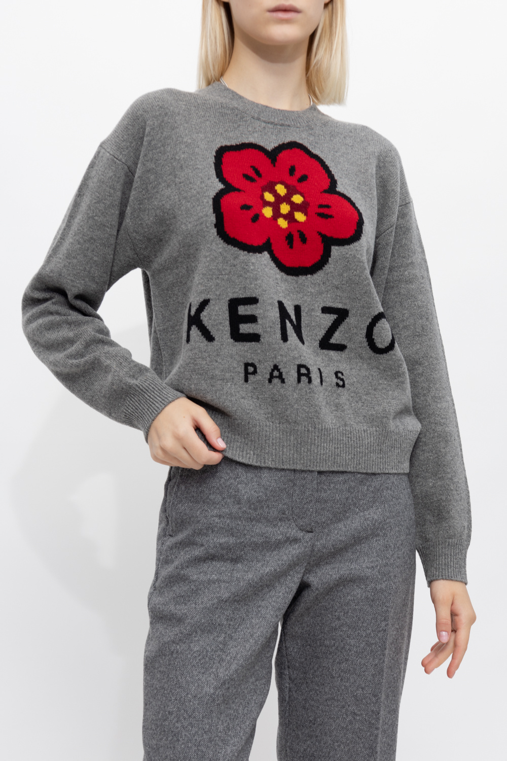 Grey Wool sweater Kenzo - Vitkac HK