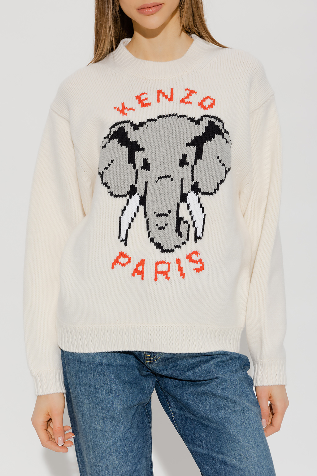 Kenzo Spiral asymmetric shirt dress