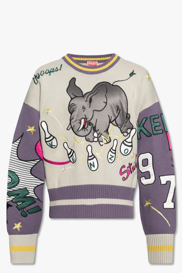 Kenzo ‘Bowling Elephant’ ICEBOUND sweater
