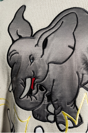 Kenzo Sweter z motywem ‘Bowling Elephant’