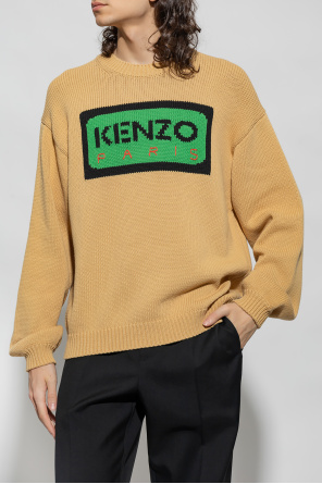 Kenzo T-shirt basique avec logo ton sur ton Bleu pastel