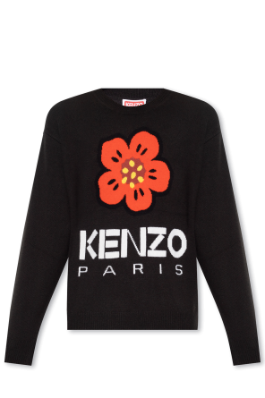 Wool sweater with logo od Kenzo