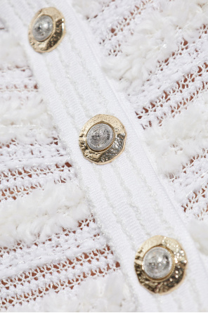 Balmain Cárdigan con botones decorativos