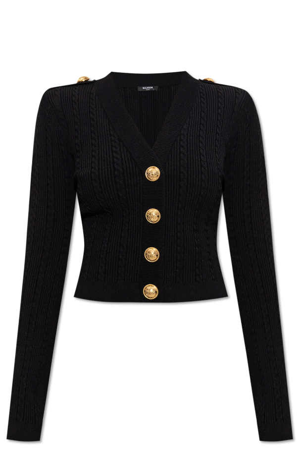 Cardigan with buttons od Balmain