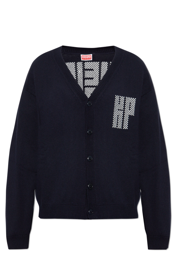 Kenzo Cárdigan con logo