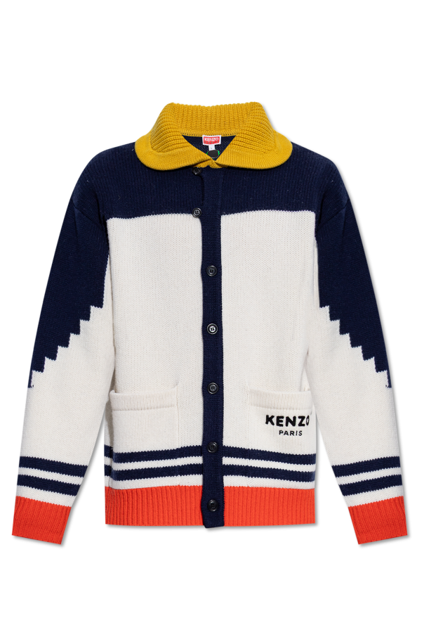 Kenzo Wełniany kardigan