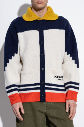 Kenzo Wełniany kardigan