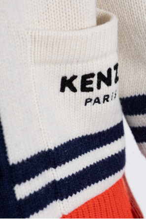 Kenzo Wełniany kardigan