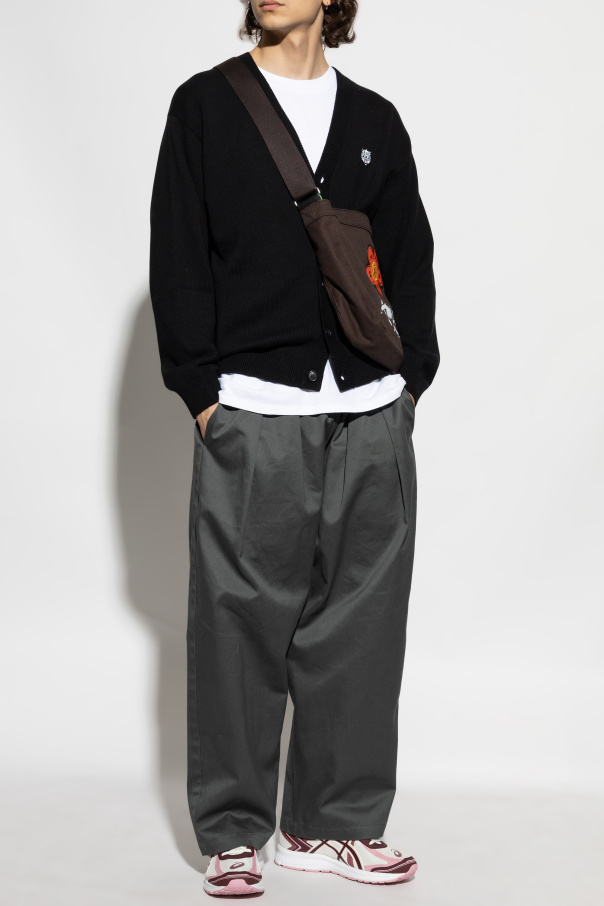 Kenzo Cárdigan con parche de logo