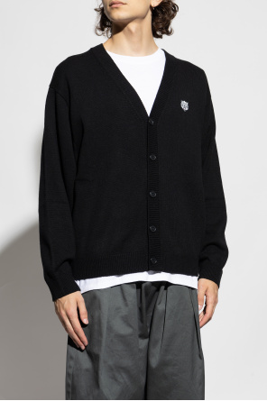 Kenzo Cárdigan con parche de logo