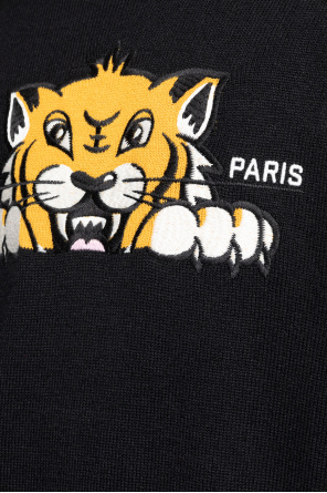Kenzo Sweater with a colorfully embroidered logo