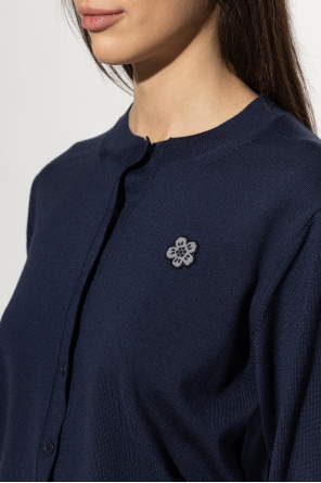 Kenzo Cárdigan de lana con parche