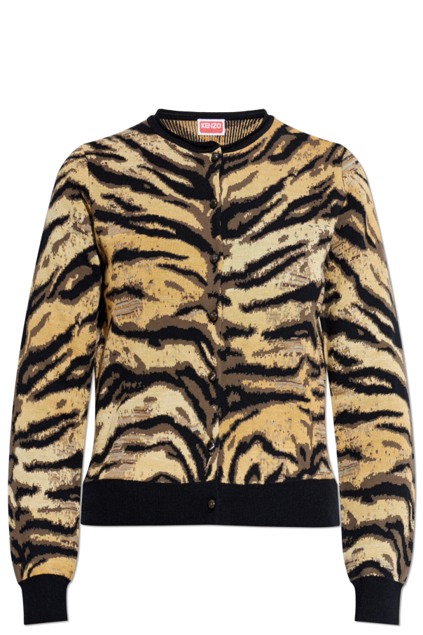 Cardigan with embroidered logo od Kenzo