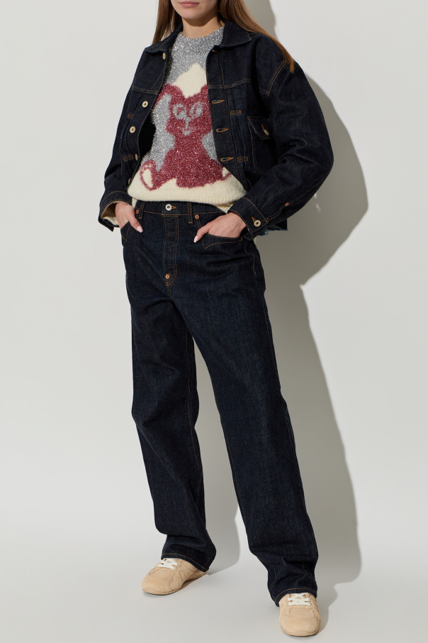 Kenzo Jumper with metallic thread