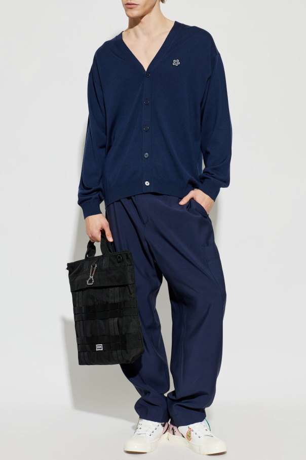 Kenzo Wool cardigan with patch