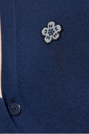 Kenzo Wool cardigan with patch