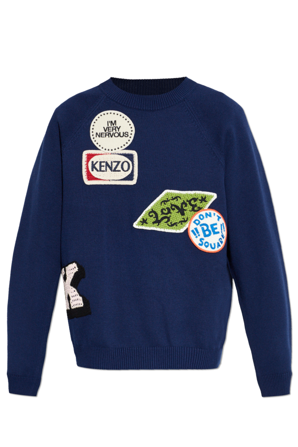 Sweater with patches od Kenzo