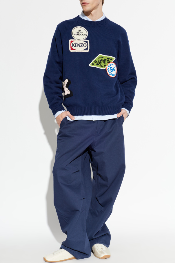 Kenzo Sweater with patches