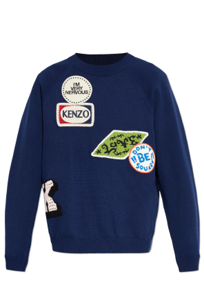 Sweater with patches