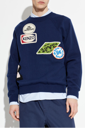 Kenzo Sweater with patches