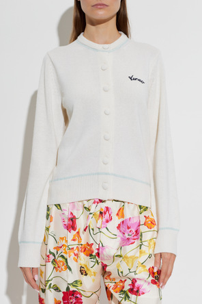 Kenzo Cárdigan de lana con logo bordado