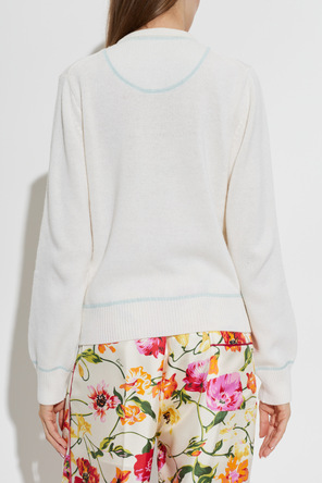 Kenzo Cárdigan de lana con logo bordado