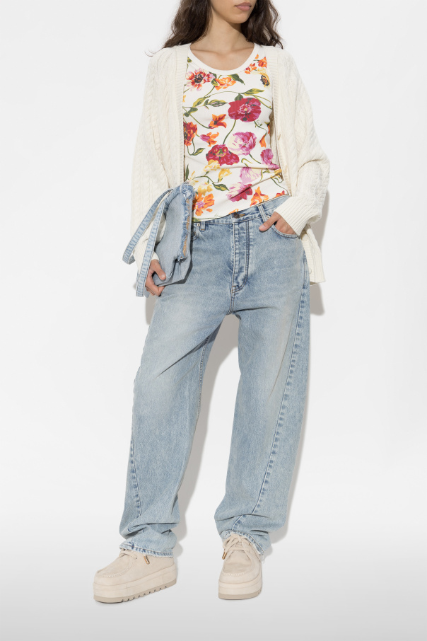 Kenzo Cardigã com malha decorativa