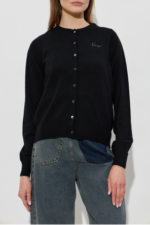 Kenzo Cárdigan de lana con logo