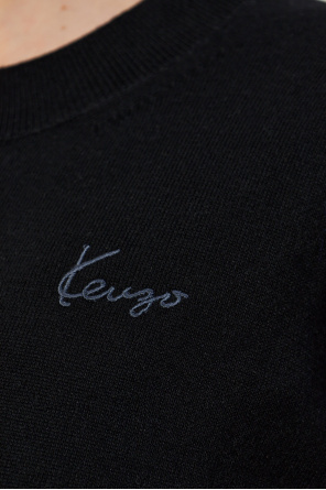 Kenzo Cárdigan de lana con logo