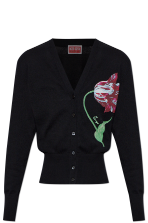 Cardigan with floral motif od Kenzo