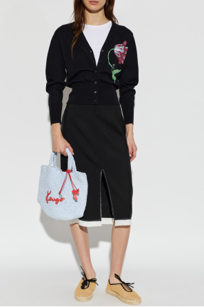 Cardigan with floral motif od Kenzo