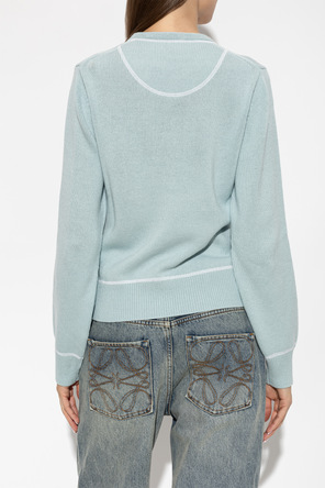 Kenzo Jersey de lana con logo cosido