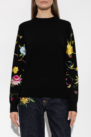 Kenzo Wool sweater with floral motif