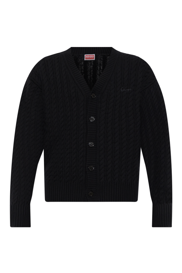 Cardigan with a decorative knit od Kenzo