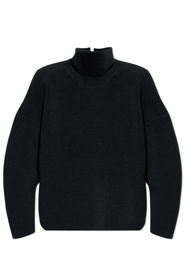 Polo Ralph Lauren Big & Tall large towelling camo player logo crewneck sweatshirt in black Wool Turtleneck ‘Ottoman’