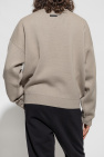 Fear Of God beige Sweater with logo