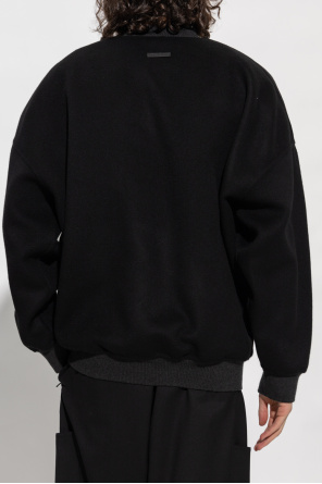 cotton graphic print hoodie Wool sweatshirt