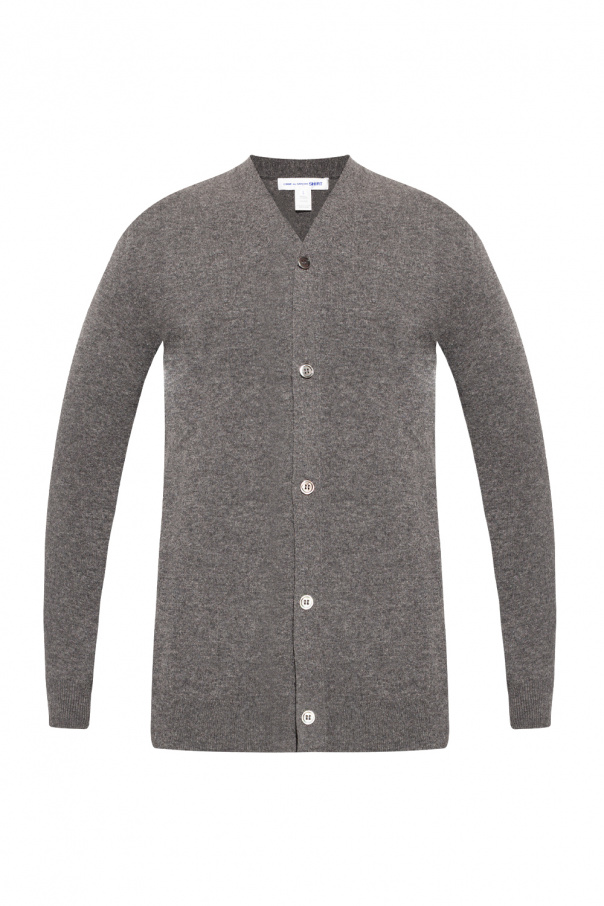 T-shirt Gialla In Jersey Di Cotone Wool cardigan