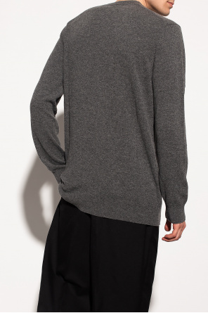 Officine Generale chest-pocket crewneck sweatshirt Wool sweater