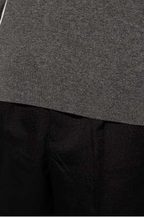 Officine Generale chest-pocket crewneck sweatshirt Wool sweater